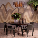 Ribbed Glass Chandelier Silvano