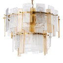 Textured Glass Chandelier Cassiano