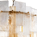 Textured Glass Chandelier Cassiano