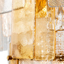 Textured Glass Chandelier Cassiano