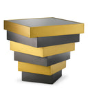 Smoke Glass Side Table Zamora