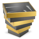 Smoke Glass Side Table Zamora