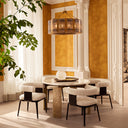 Marble Brass Dining Table Bodega