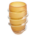 Yellow Glass Vase Eliano
