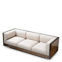 Eucalyptus Veneer Upholstered Sofa Sebastian
