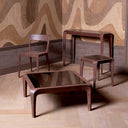 Oxidized Aluminum Dining Chair Quentin