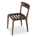 Oxidized Aluminum Dining Chair Quentin