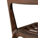Oxidized Aluminum Dining Chair Quentin