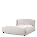 Off-White Upholstered Bed Frame Mellory