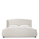 Off-White Upholstered Bed Frame Mellory