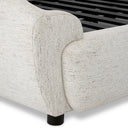 Off-White Upholstered Bed Frame Mellory