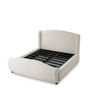 Off-White Upholstered Bed Frame Mellory