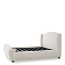 Off-White Upholstered Bed Frame Mellory