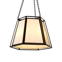 Off-White Fabric Pendant Lamp Moreno