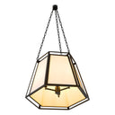 Off-White Fabric Pendant Lamp Moreno