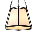 Off-White Fabric Pendant Lamp Moreno