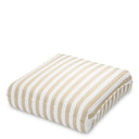 Beige Stripes Outdoor Pouf Relax