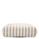 Beige Stripes Outdoor Pouf Relax