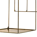 Vintage Brass Wall Racks (2) Deco