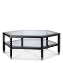 Black Hexagonal Coffee Table Cornelius
