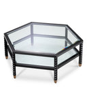 Black Hexagonal Coffee Table Cornelius