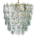 Layered Glass Chandelier Elias