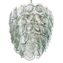 Layered Glass Chandelier Elias