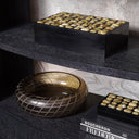 Black Faux Amber Box Lucida