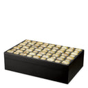 Black Faux Amber Box Lucida