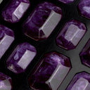 Black Faux Amethyst Box Lucida
