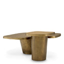 Vintage Brass Coffee Table Set (2) Pierro