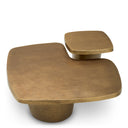 Vintage Brass Coffee Table Set (2) Pierro