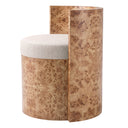 Light Brown Burl Chair Arcadia