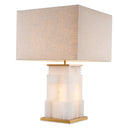 Alabaster Base Table Lamp Fabiano