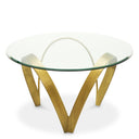 Sculptural Brass Dining Table Soquel