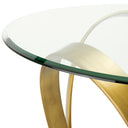 Sculptural Brass Dining Table Soquel