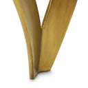 Sculptural Brass Dining Table Soquel