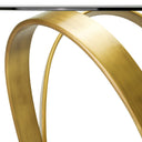 Sculptural Brass Dining Table Soquel