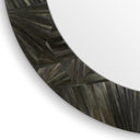 Round Straw Mirror Cassara