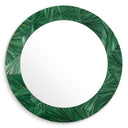 Round Straw Mirror Cassara