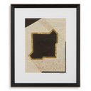 Modern Artwork Set (2) Creased Umber