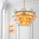 Brass Glass Chandelier Clarendon