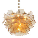 Brass Glass Chandelier Clarendon
