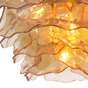 Brass Glass Chandelier Clarendon