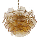 Brass Glass Chandelier Clarendon