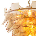Brass Glass Chandelier Clarendon