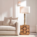 Oak Veneer Side Table Rubicon