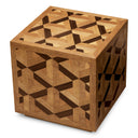 Oak Veneer Side Table Rubicon
