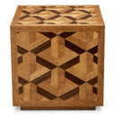 Oak Veneer Side Table Rubicon