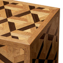 Oak Veneer Side Table Rubicon